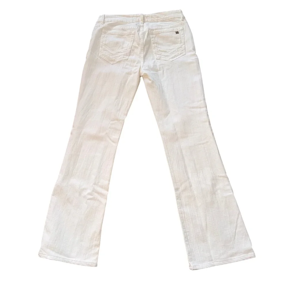 Joe's Jeans The‎ Muse Women 30 White Flare Bootcut Stretch Denim Mid Rise USA